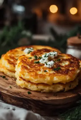 Röstiecken mit Feta überbacken