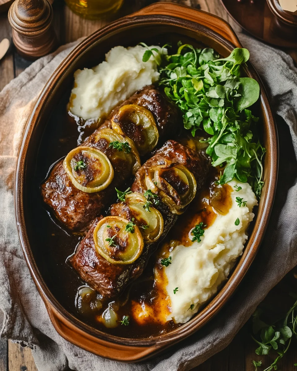 Rouladentopf aus dem Backofen