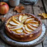 Saftiger Apfelkuchen mit Pudding
