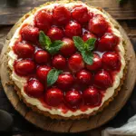 Schneller Erdbeerkuchen mit Schmand