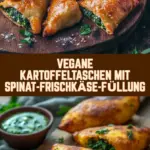 Vegane Kartoffeltaschen mit Spinat-Frischkäse-Füllung 23 Pinterest Hidden Image