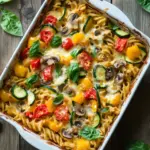 Vegetarischer Nudelauflauf