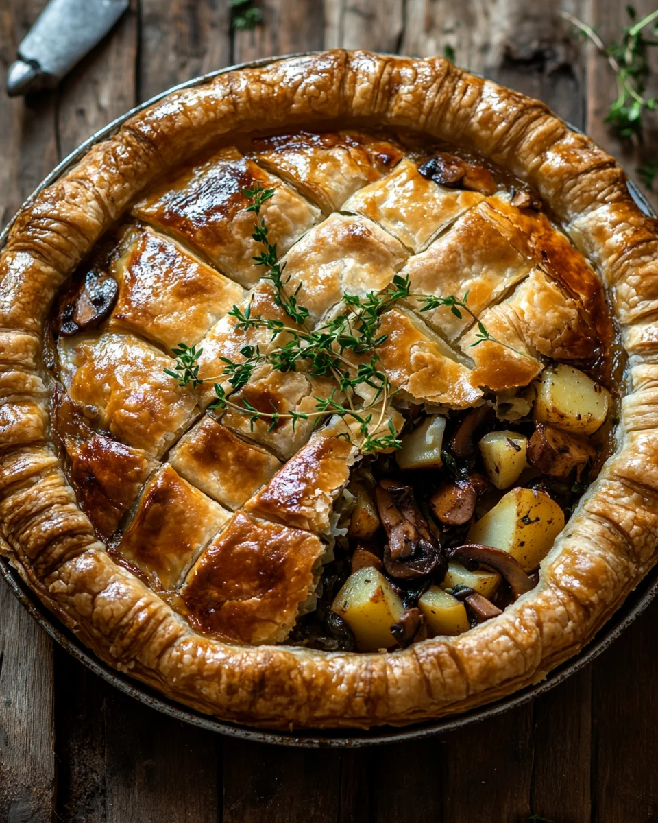 Wirsing-Pie mit Pilz-Linsen-Kartoffelfüllung 24 Wirsing-Pie