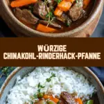 Würzige Chinakohl-Rinderhack-Pfanne 19 Pinterest Hidden Image