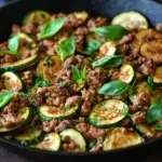 Zucchini-Hack-Pfanne