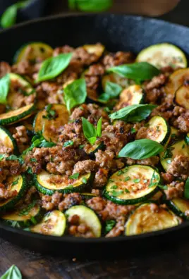 Zucchini-Hack-Pfanne